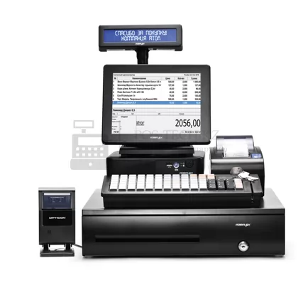 pos-система forpost супермаркет 8" [без фр, frontol торговля 54фз, pos pc, кв, дп, дя, msr123] арт.  в казахстане