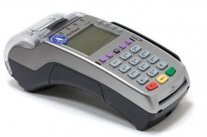 Банковский стационарный POS-терминал VERIFONE VX520 в Казахстане_0