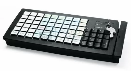клавиатура программируемая posiflex kb-6600-b (без ридера) usb