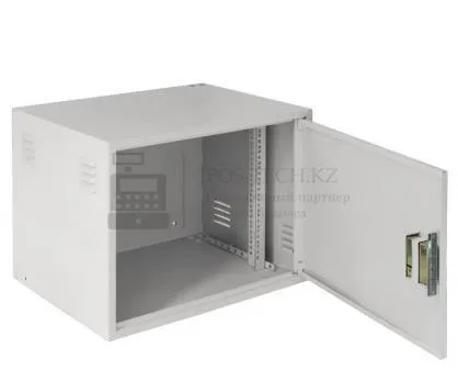 настенный антивандальный шкаф, 9u, ш600хв470хг450мм, серый , шт в казахстане