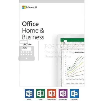 microsoft office home and business 2019, box, (oem key) в казахстане