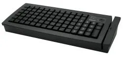 программируемая клавиатура posiflex kb-6600u-b черная, парт. kb*660203000at