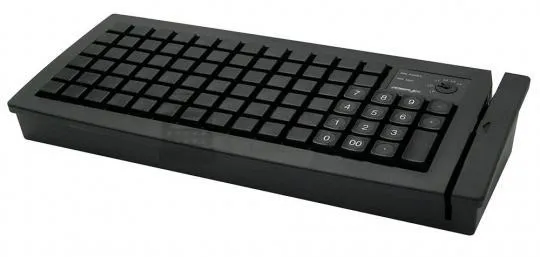 программируемая клавиатура posiflex kb-6600u-b черная, парт. kb*660203000at в казахстане
