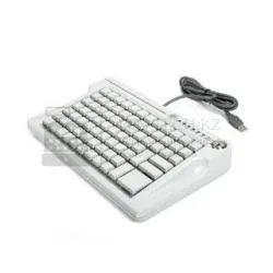 lpos-084-m12(usb), программируемая клавиатура, 84 клавиши с ридером магнитных карт на 2 дор., беж.