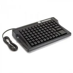 lpos-084-m12(usb), программируемая клавиатура, 84 клавиши с ридером магнитных карт на 2 дор., чёр.