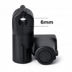 фиксатор товаров на крючках top security hook stop lock e-s6, d:6мм, черн.