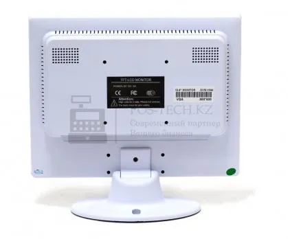 монитор poscenter 10,4&quot;(tft/800*600/400:1/250-400 cd/m2/ 60-75 hz/vga-кабель 3м/бп12v/rus), белый в казахстане