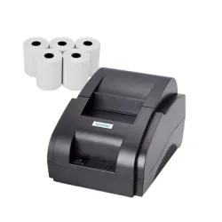 купить комплект 12. принтер чеков xprinter xp58ii usb+термолента 57х26а (26 метров, 400 шт в ящике, 20 шт в упаковке)- 5 рулонов комплект 12. принтер чеков xprinter xp58ii usb+термолента 57х26а (26 метров, 400 шт в ящике, 20 шт в упаковке)- 5 рулонов