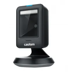 стационарный лазерный сканер штрихкода castom 2d (datamatrix)