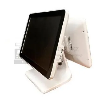 сенсорный моноблок gs-castom, core i3, 4/64, dual screen, белый, ос windows 10 (не активирован) в казахстане