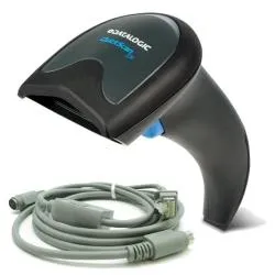 сканер штрих-кода datalogic quickscan qw 2470 + кабель rs-232 + блок питания