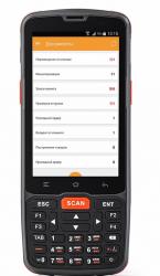 Терминал сбора данных АТОЛ Smart.Slim полный (4", Android 7.0, MTK MT6580, 2Gb/16Gb, 2D E3, Wi-Fi, BT, NFC, 3G, GPS, Camera, БП, IP65, 4000 mАh) в Казахстане_0