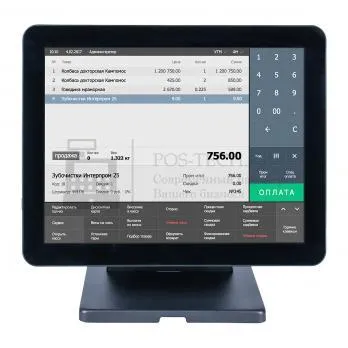 сенсорный моноблок poscenter atlas 15", pcap, j4125, 8gb/128gb, windows 10 (не активирован) в казахстане