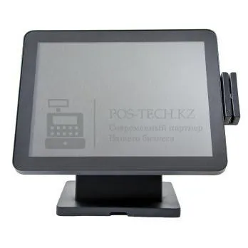 сенсорный моноблок poscenter pos90 с msr 15", wb-j3455, 4gb/128gb, ос windows 10 (не активирован) в казахстане