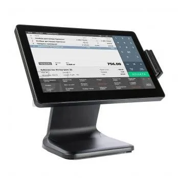 сенсорный моноблок poscenter pos90ns с msr 15,6", j3455, 8gb/128gb, ос windows 10 (не активирован) в казахстане