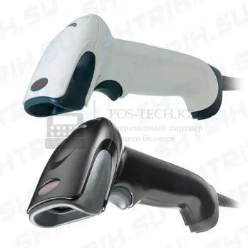сканер штрихкода (ручной, лазерный, черный) 1250g, подставка, кабель usb арт. 1250g-2usb-1 в казахстане