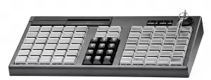 программируемая клавиатура атол kb-76-ku черная c ридером магнитных карт на 1-3 дорожки