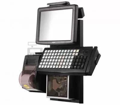 pos-комплект 9.7" posiflex retail люкс черный [ks-7310, kb-6600, pd-2800, фронт.стойка] без ос в казахстане