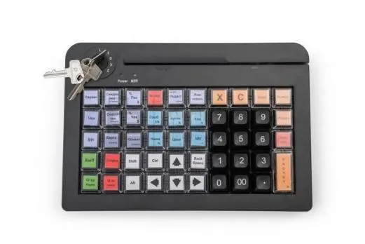 программируемая клавиатура атол kb-50-u черная c ридером магнитных карт на 1-3 дорожки в казахстане