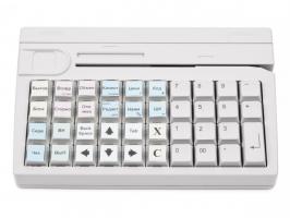 Программируемая клавиатура Posiflex KB-4000U c ридером магнитных карт на 1-3 дорожки, USB в Казахстане_1