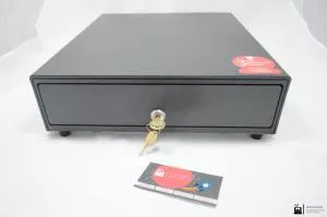 Денежный ящик АТОЛ SB-330-B черный, 330*380*90, механический