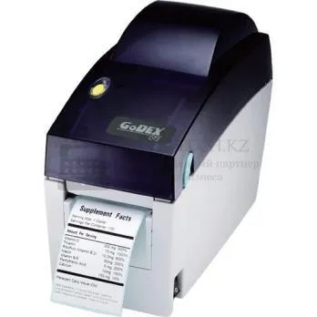 термопринтер этикеток barcode printer godex ez-dt2 usb/com/lan сетевой, максимальная ширина 54mm, кр в казахстане