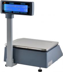 Торговые весы с печатью этикеток Rongta RLS1000WSE (WiFi), макс. масса 15 кг, 2х строчный LCD диспле в Казахстане_1