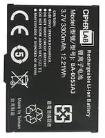 доп. батарея для cipherlab cp60, 3.7v, 3600mah li-ion со стандартной крышкой батарейного отсека арт.