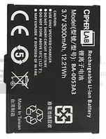 доп. батарея для cipherlab cp60, 3.7v, 3600mah li-ion со стандартной крышкой батарейного отсека арт. в казахстане